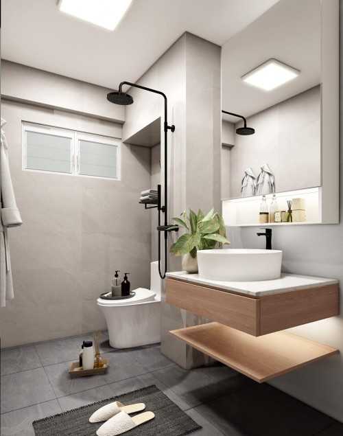 Contemporary Bathroom at 58 CHAI CHEE DRIVE