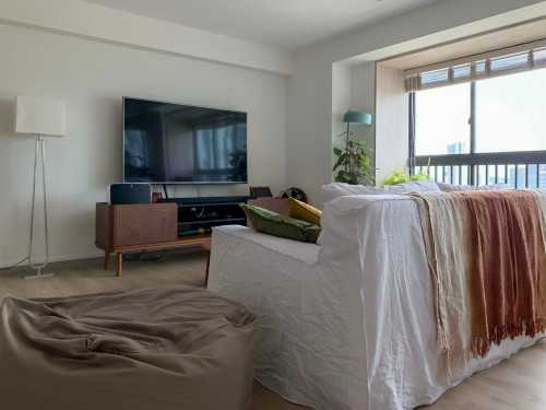 Scandinavian Living Room at The Pinnacle@Duxton