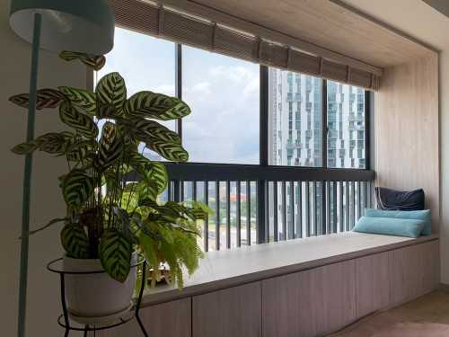 Scandinavian Living Room at The Pinnacle@Duxton