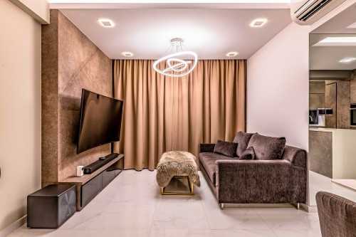 Modern Living Room at 131A Toa Payoh Lorong 1