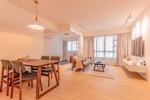 Scandinavian Living Room at 90A Telok Blangah St 31