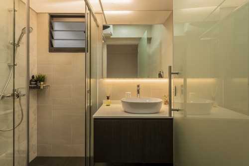 Contemporary Bathroom at 118A Alkaff Cres