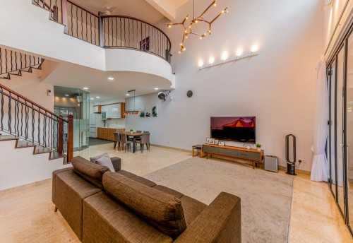 Modern Living Room at 16 Riverina Walk