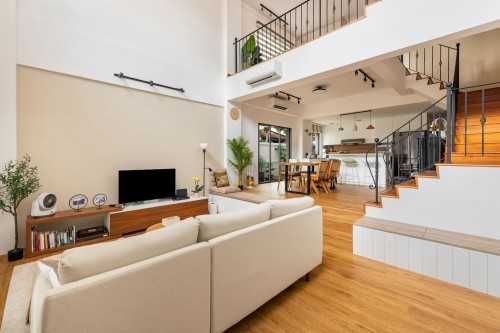 Scandinavian Living Room at WESTWOOD RD