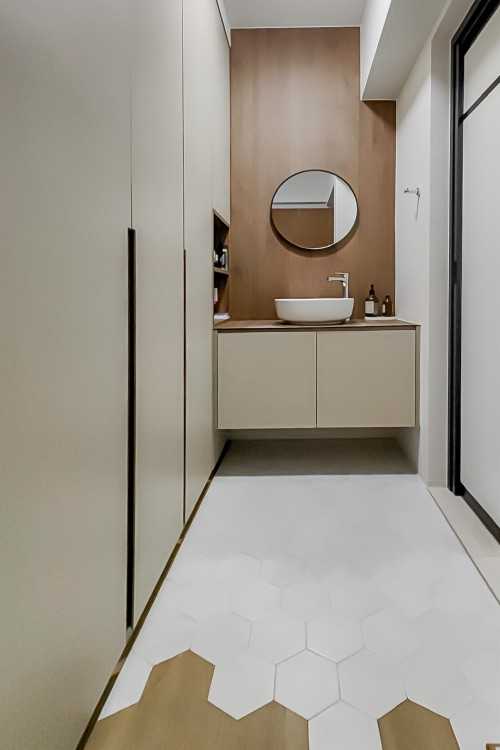 Scandinavian Bathroom at Northshore Drive BTO
