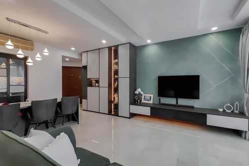 Modern Living Room at Tampines Street