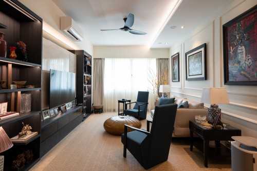 Modern Living Room at Newton | The Trevose