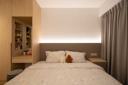 Minimalist Bedroom at 467 Yishun