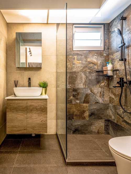 Scandinavian Bathroom at 132A Canberra Cres