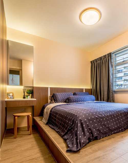 Scandinavian Bedroom at 132A Canberra Cres
