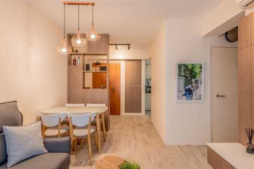 Scandinavian Living Room at 132A Canberra Cres