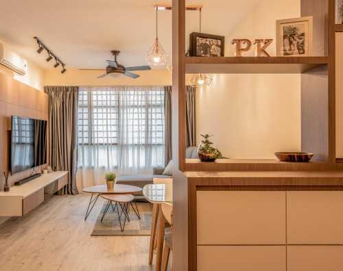 Scandinavian Living Room at 132A Canberra Cres