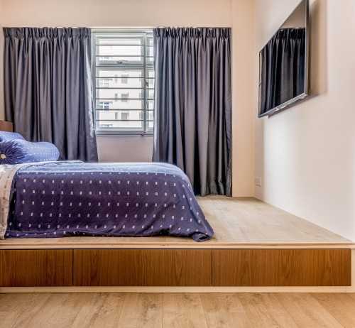 Scandinavian Bedroom at 132A Canberra Cres