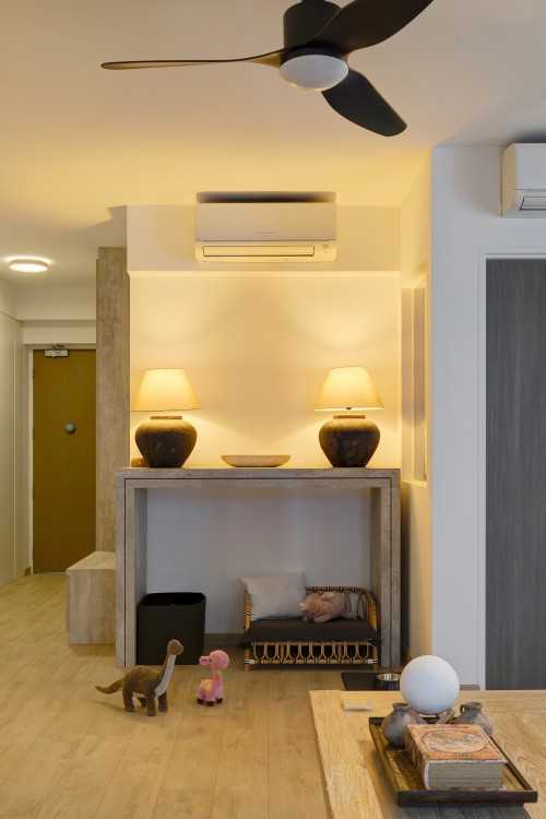Contemporary Living Room at Pasir Ris Drive 1