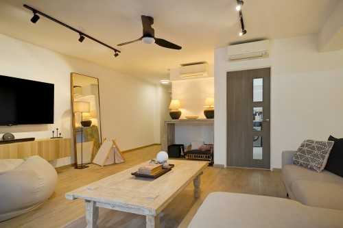 Contemporary Living Room at Pasir Ris Drive 1