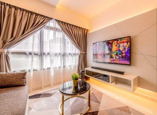 Modern Living Room at 524B Tampines Central 7