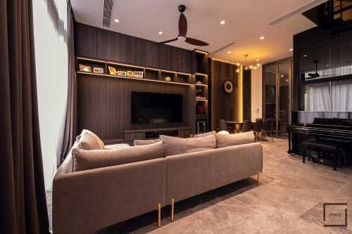 Contemporary Living Room at Landed @ Parkwood Collection