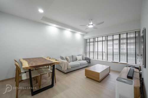 Scandinavian Living Room at Jurong West |  Tah Ching Road