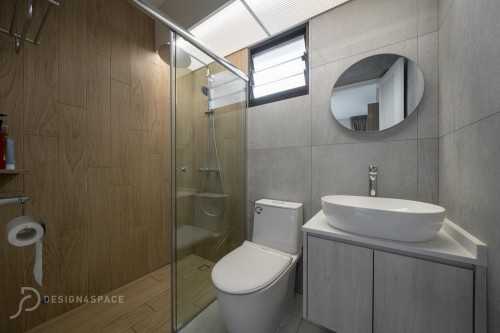 Scandinavian Bathroom at Jurong West |  Tah Ching Road