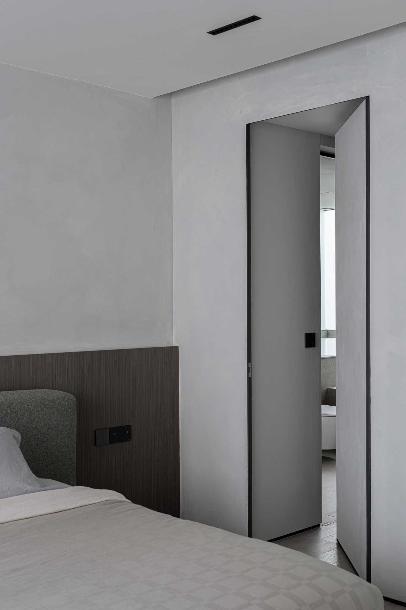 Modern Bedroom with Closet and Sideboard