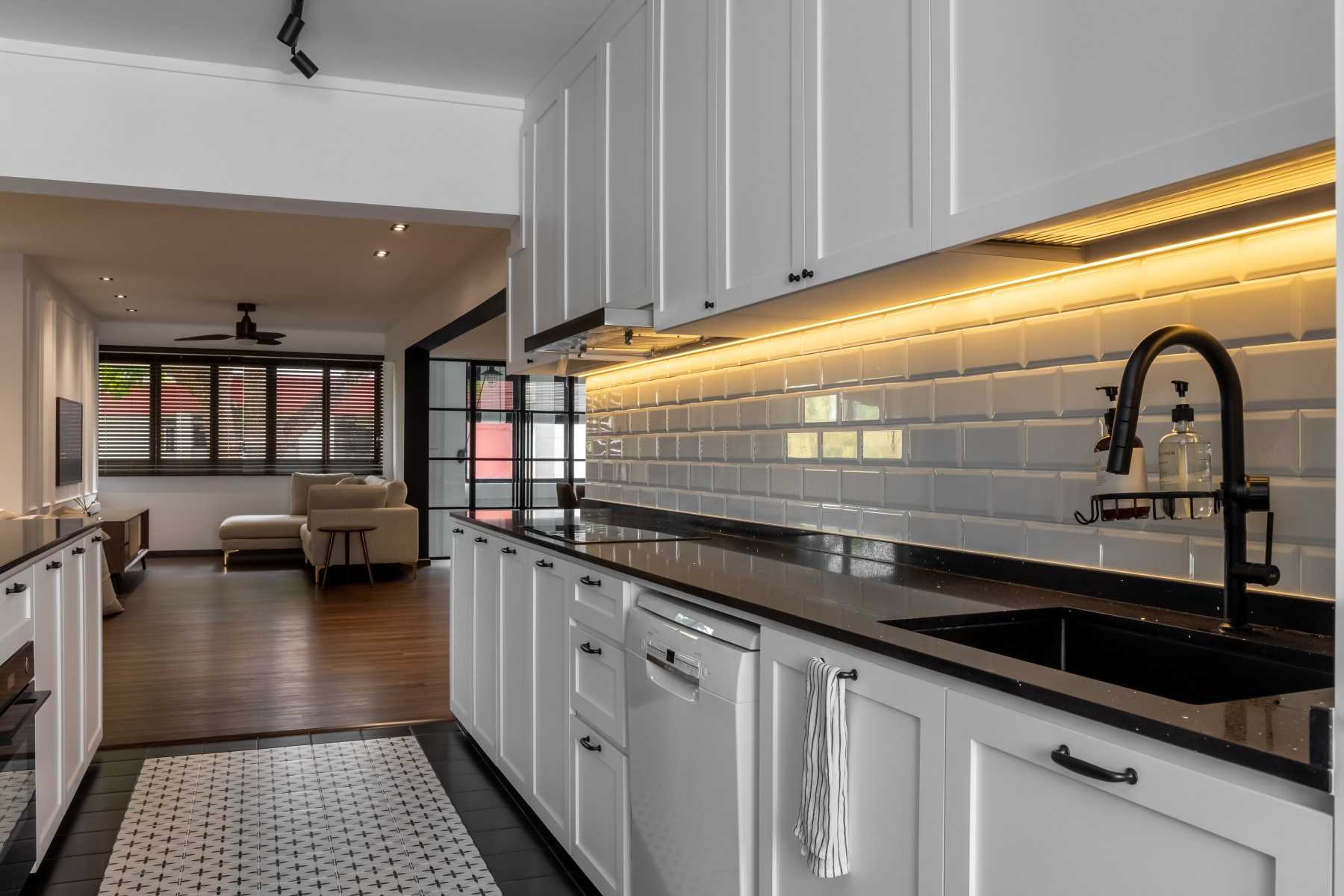 Country Kitchen with Kitchen Accessories and Kitchen Tap