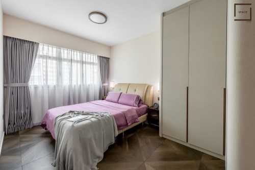 Contemporary Bedroom at 4 Room BTO @ Ubi Road