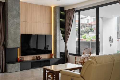 Contemporary Living Room at Toh Estate