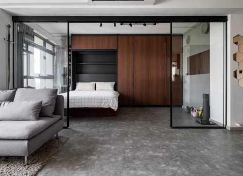 Modern Bedroom at 402a northshore dr