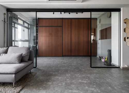 Modern Living Room at 402a northshore dr