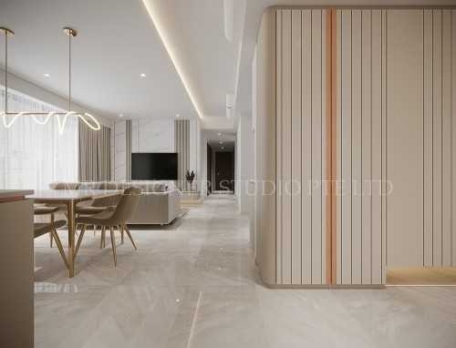 Scandinavian Living Room at 20 serangoon the afinity