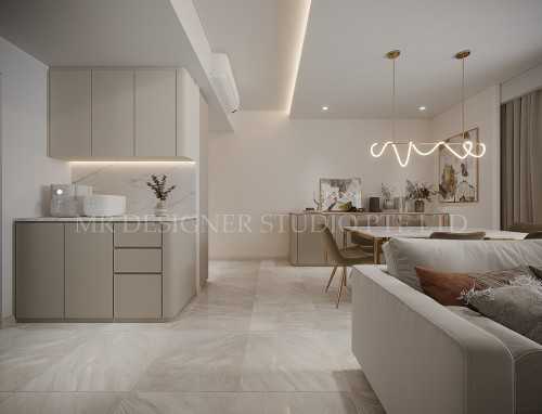 Scandinavian Living Room at 20 serangoon the afinity