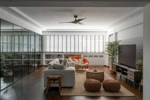 Scandinavian Living Room at 486B Tampines