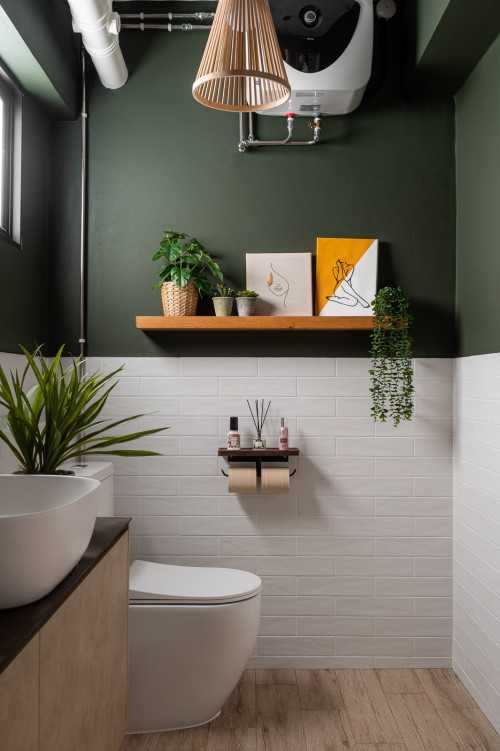 Scandinavian Bathroom at 486B Tampines