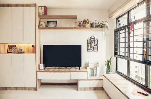 Scandinavian Living Room at 817C Keat Hong Link