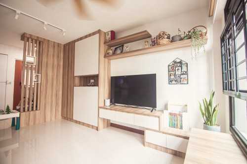 Scandinavian Living Room at 817C Keat Hong Link