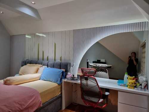 Eclectic Bedroom at English Villa
