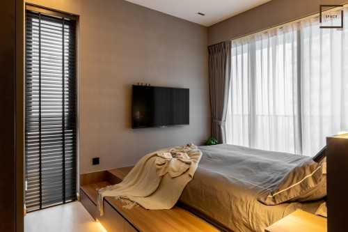 Contemporary Bedroom at 3 Bedroom Condo @ Riverbank