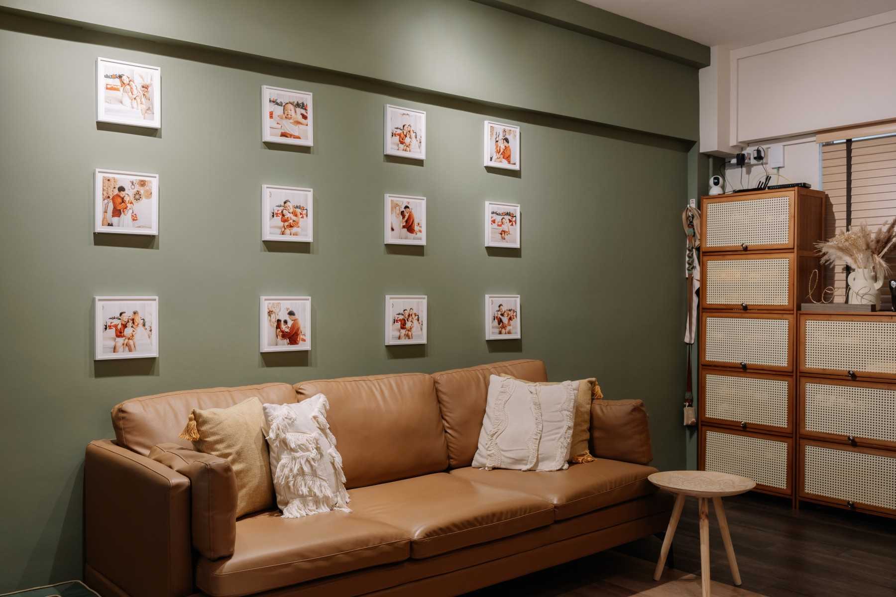 Contemporary Living Room with Sofa and Coffee Table