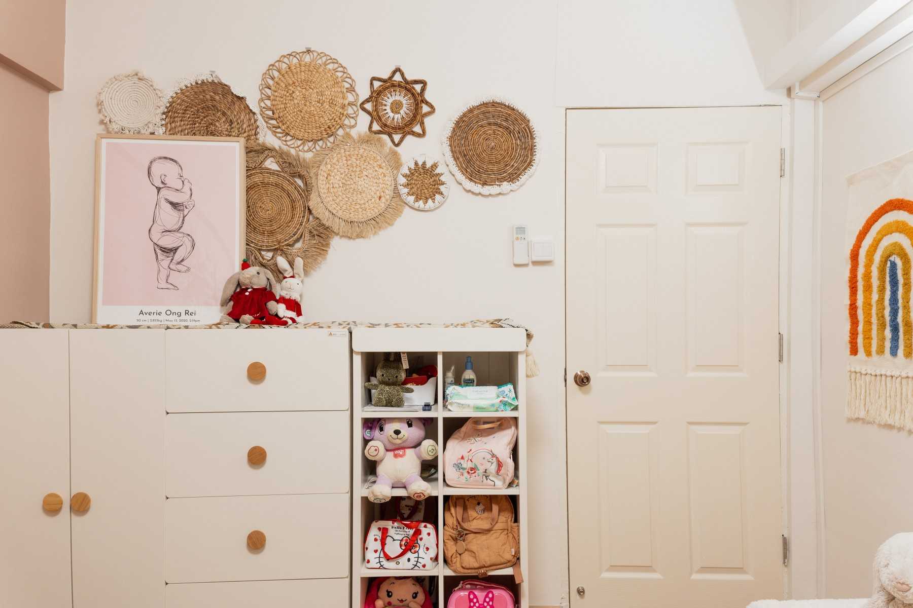 Contemporary Kids Room with Toys and Children's Storage