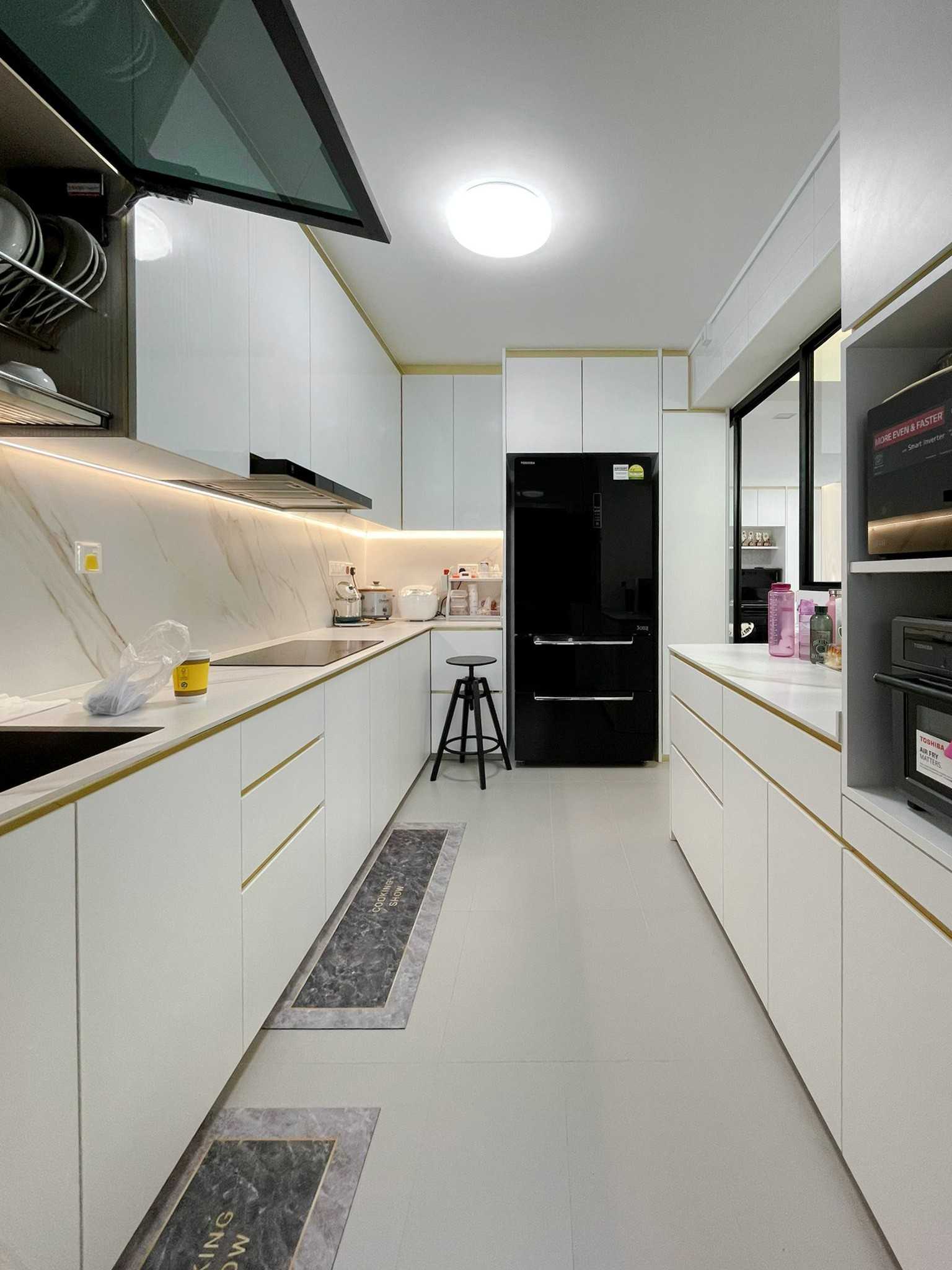 Scandinavian Kitchen with Kitchen Accessories and Kitchen Tap