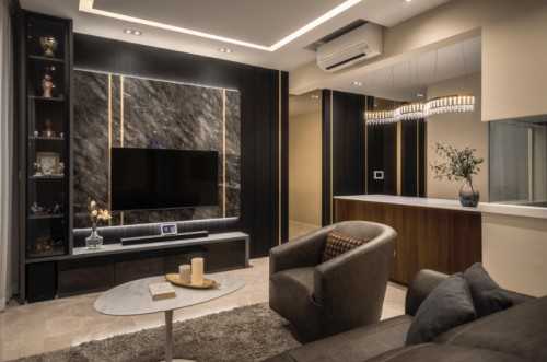 Modern Living Room at 908 Sims Ave Parc Esta