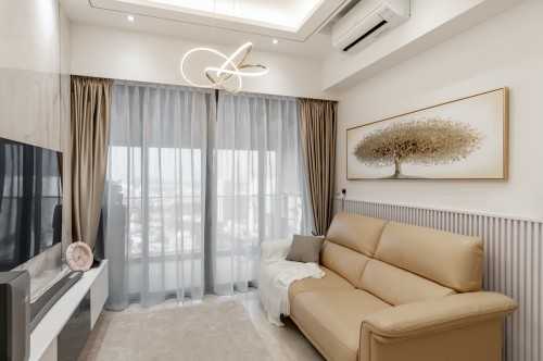 Modern Living Room at Stirling Road