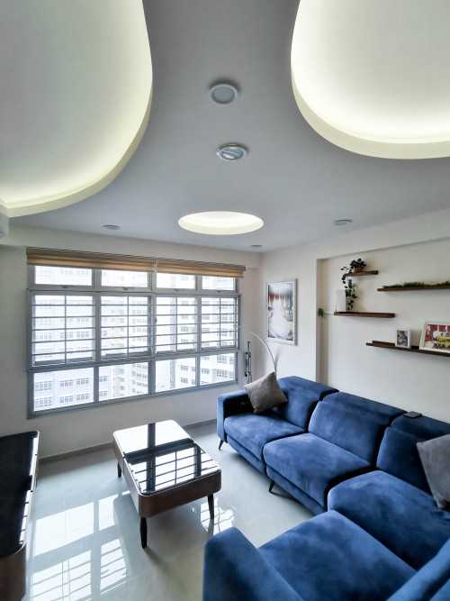 Contemporary Living Room at Bedok South Horizon