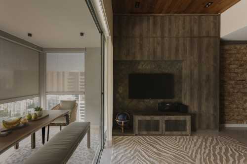 Minimalist Living Room at iResidences