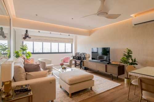 Scandinavian Living Room at 544 Pasir Ris Street 51