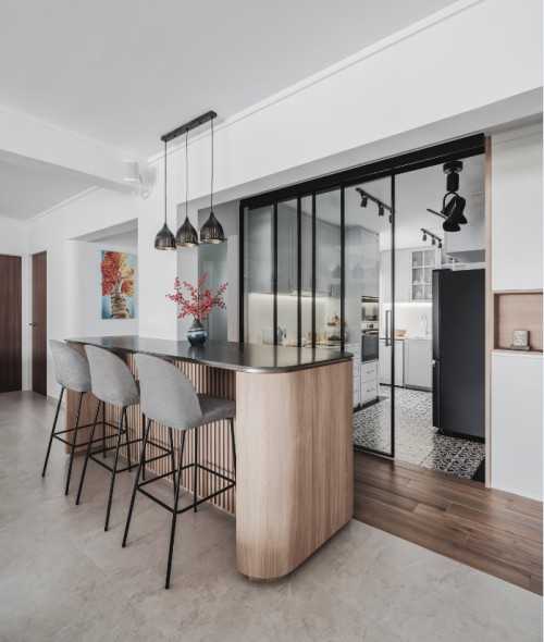 Modern Living Room at 8 Kim Tian Place