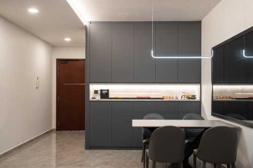 Modern Dining Room at Hougang | Rio Vista