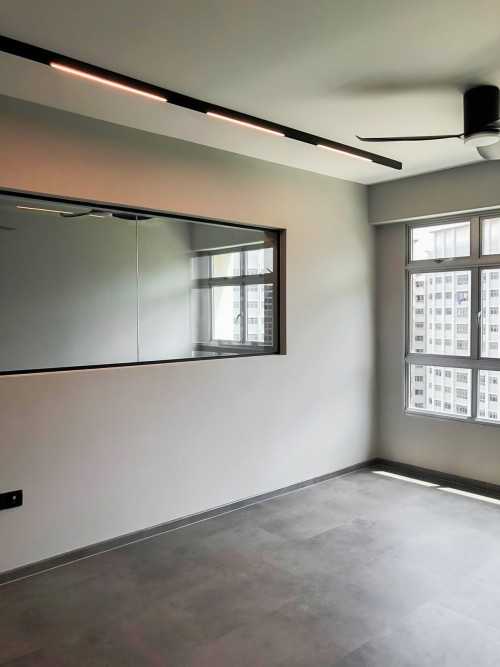 Scandinavian Living Room at Hougang Parkview