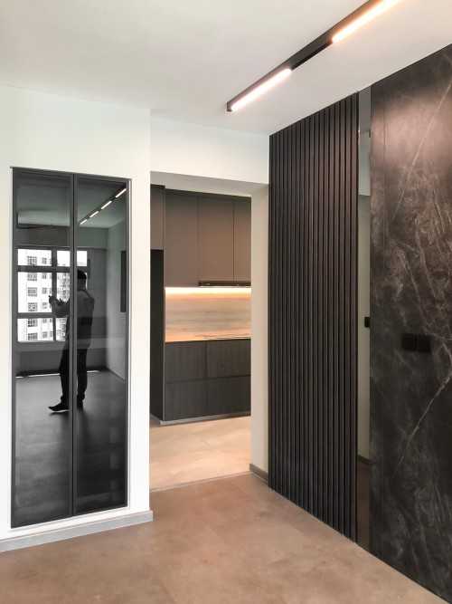 Scandinavian Living Room at Hougang Parkview