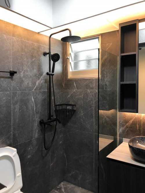 Scandinavian Bathroom at Hougang Parkview